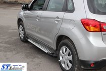 Mitsubishi ASX 2010–2023 Boční nášlapy Allmond Grey (2 ks, hliník) fotografie 4