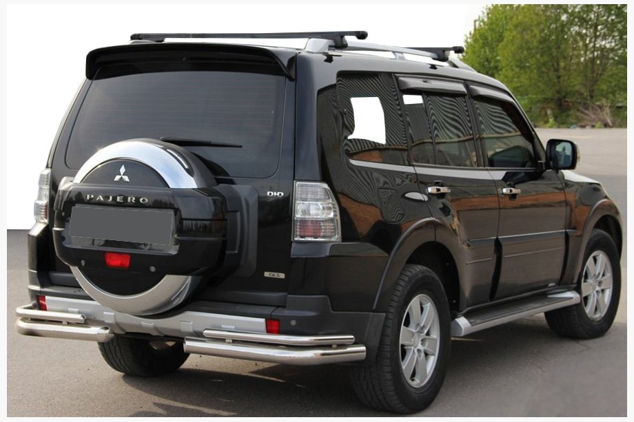 Mitsubishi Pajero Wagon III 1999–2006 Zadní rám AK003 dvojitý (nerez) Image