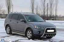 Mitsubishi Outlander 2006–2012 Přední ochranný rám WT Special (nerez) fotografie 3