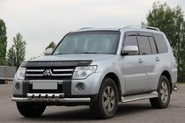 Mitsubishi Pajero Wagon III 1999–2006 Přední ochranný rám ST015 (nerez) fotografie 1