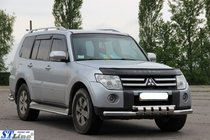 Mitsubishi Pajero Wagon III 1999–2006 Přední ochranný rám ST015 (nerez) fotografie 4