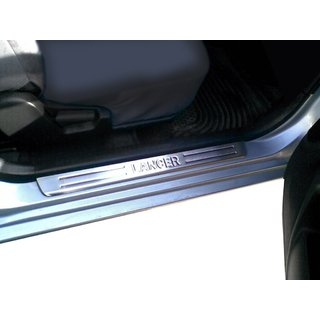 Nerezové kryty prahů OmsaLine (4 ks, nerez) Mitsubishi Lancer 9 2004–2008 fotografie 1