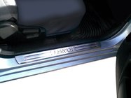Mitsubishi Lancer 9 2004–2008 Nerezové kryty prahů OmsaLine (4 ks, nerez) fotografie 1