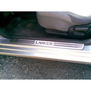 Nerezové kryty prahů OmsaLine (4 ks, nerez) Mitsubishi Lancer 9 2004–2008 fotografie 2
