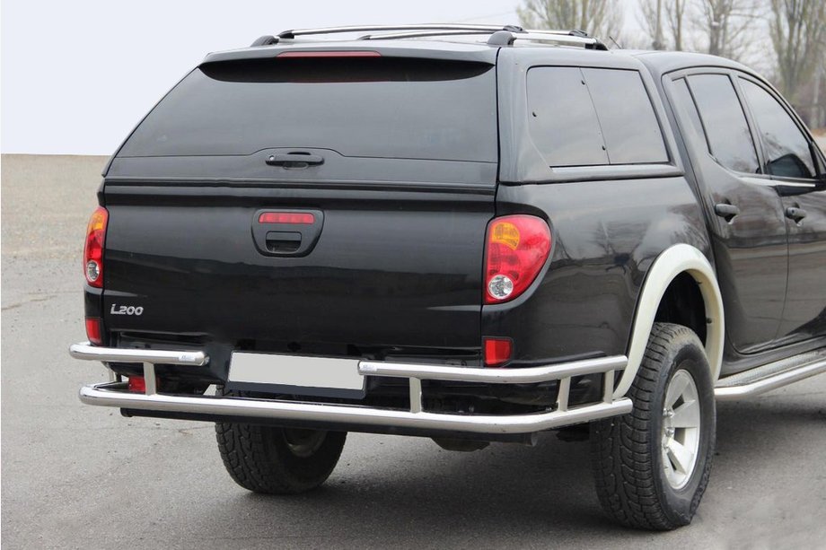 Mitsubishi L200 2006–2015 Zadní ochranný oblouk AK0022 (nerez) Image
