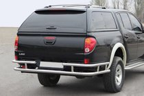 Mitsubishi L200 2006–2015 Zadní ochranný oblouk AK0022 (nerez) fotografie 1