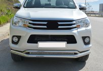 Toyota Hilux 2015– Přední dvojitý ochranný rám Vegas (2015-2020, nerez) fotografie 1