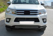 Toyota Hilux 2015– Přední dvojitý ochranný rám Vegas (2015-2020, černý, 76 mm) fotografie 9