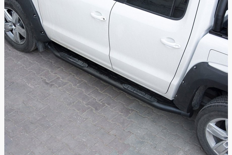 Fiat Fullback 2016– Boční nášlapy Amazon Black (2 ks, černé) Image