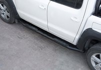 Fiat Fullback 2016– Boční nášlapy Amazon Black (2 ks, černé) fotografie 1