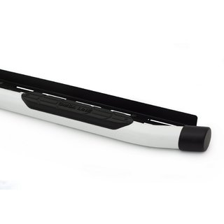 Boční nášlapy Amazon White (2 ks, černé) Volkswagen Amarok 2010–2022