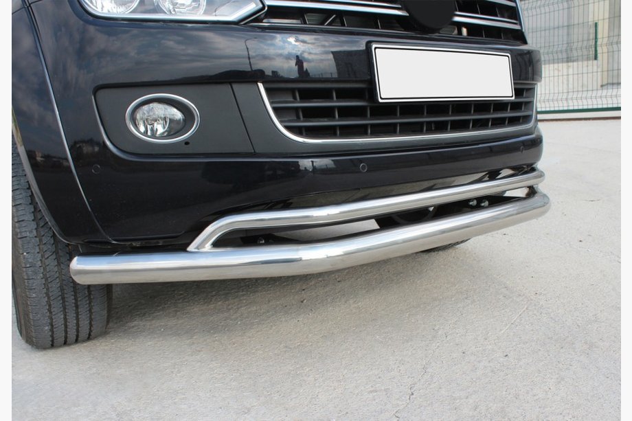 Volkswagen Amarok 2010–2022 Dvojitý přední ochranný rám z nerezu Vegas 2010-2016 Image