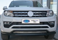 Volkswagen Amarok 2010–2022 Přední dvojitý ochranný rám Vegas 2016-2021 (černý) fotografie 2