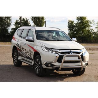 Bullbar WT022 (nerez) Mitsubishi Pajero Sport 2015– fotografie 1
