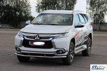 Mitsubishi Pajero Sport 2015– Přední ochranný rám ST016 (nerez) fotografie 2