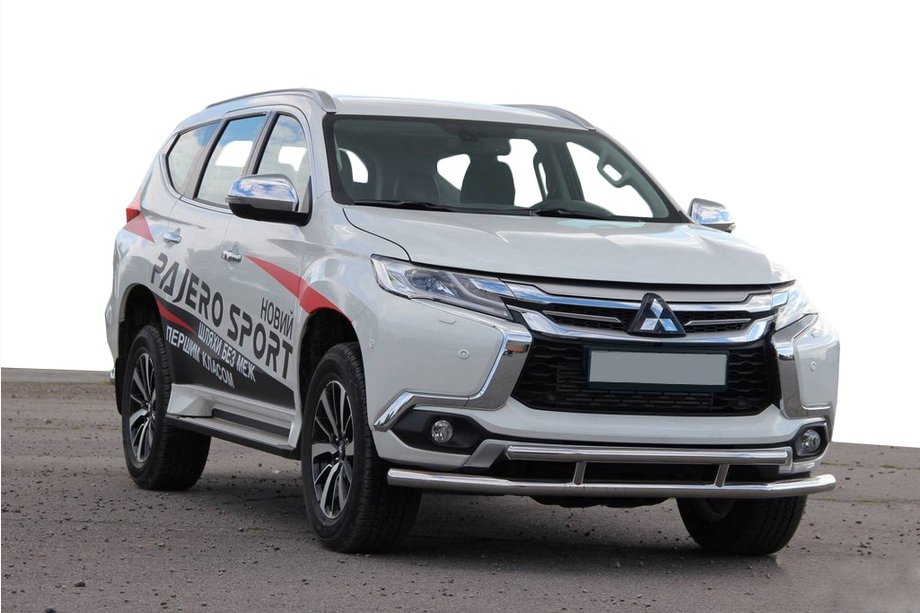 Mitsubishi Pajero Sport 2015– Přední ochranný rám ST016 (nerez) Image
