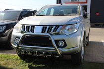 Mitsubishi L200 2015–2024 Přední ochranný rám WT003 (nerez) fotografie 6