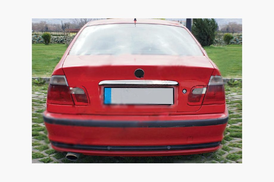 BMW řada 3 E46 1998–2006 Chromová lišta nad SPZ Image