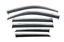 Lexus GX460 2009–2023 Ofuky oken s chromovou lištou Niken Luxury (6 ks) fotografie 2
