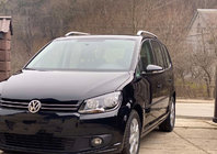 Volkswagen Touran 2003–2010 Střešní ližiny Skyport (matná šedá) fotografie 2
