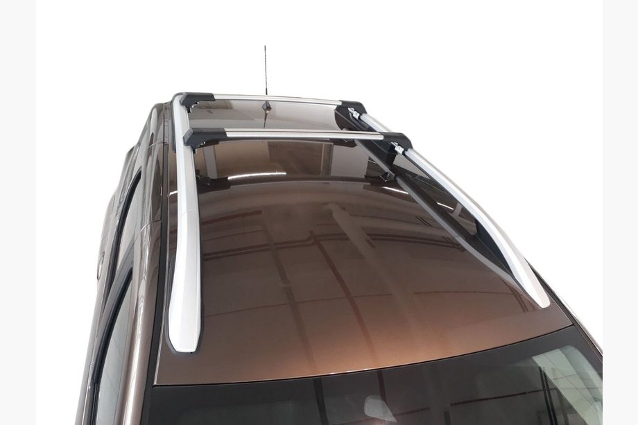 Dacia Duster 2018–2024 Příčníky na střešní ližiny bez zámku (2 ks) Šedá Image