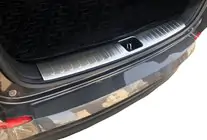 Hyundai Tucson TL 2016–2021 Ochranná lišta na zadní práh kufru OmsaLine (nerez) fotografie 1