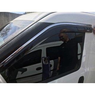 Okenní ofuky s chromovanou lištou (4 ks, Niken) fotografie 3