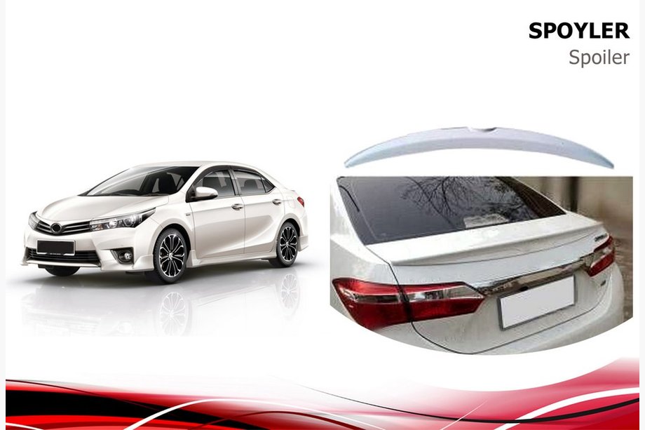 Toyota Corolla 2013–2019 Spoiler Niken (k lakování) Image