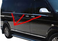 Volkswagen T5 Multivan 2003–2010 Spodní okenní lišty (6 ks, nerez) fotografie 11