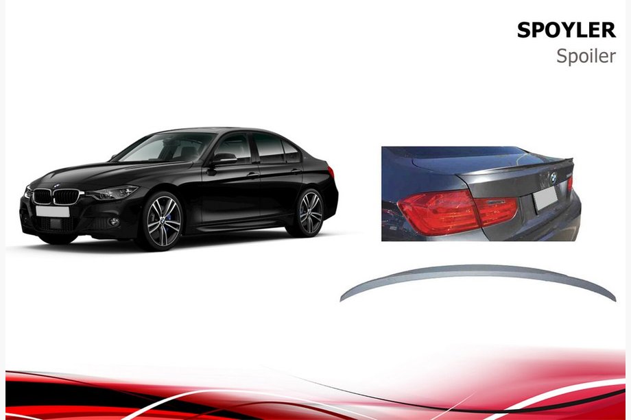 BMW řada 3 F30/F31 2012–2019 Spoiler Niken (k lakování) Image