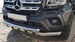 Mercedes X-Class 2017–2020 Přední ochranná tyč Gronder (nerez, 70 mm) fotografie 1