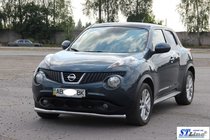 Nissan Juke 2010–2019 Přední ochranný rám ST008-2 (nerez) fotografie 2