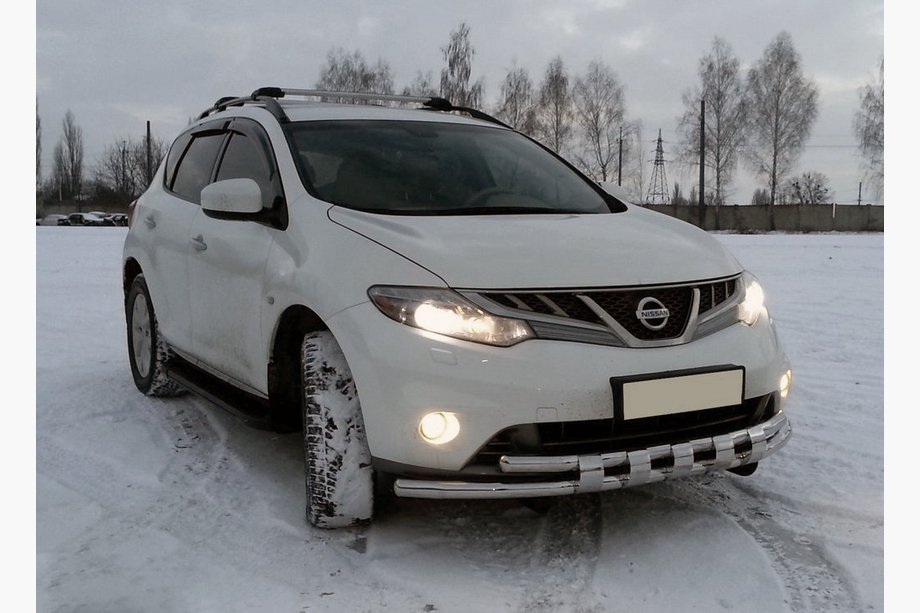 Nissan Murano 2008–2014 Přední ochranný rám ST015 (nerez) Image
