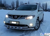 Nissan Murano 2008–2014 Přední ochranný rám ST015 (nerez) fotografie 4