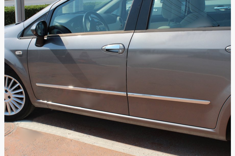 Fiat Linea 2006–2018 Chromové lišty dveří (4 ks, nerez) Image
