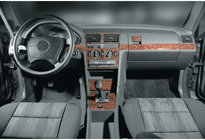Mercedes W201 (190) 1982–1993 Kryty palubní desky (11 ks) karbon fotografie 4