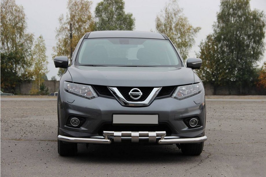 Nissan X-trail T32/Rogue 2014–2021 Přední ochranný rám ST009-15 (nerez) Image