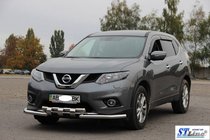 Nissan X-trail T32/Rogue 2014–2021 Přední ochranný rám ST009-15 (nerez) fotografie 2