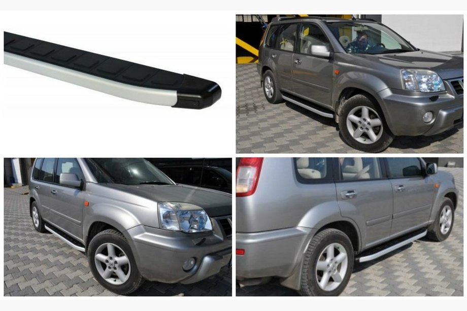 Nissan X-trail T30 2002–2007 Boční nášlapy King (2 ks, hliník) Fotografie 5