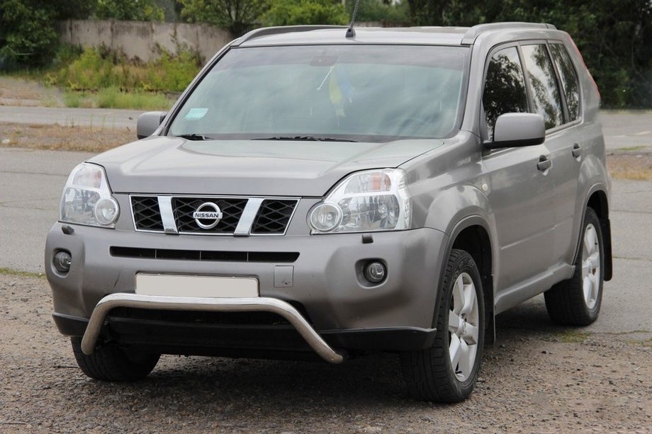 Nissan X-trail T31 2007–2014 Přední ochranný rám WT007 (nerez) Image
