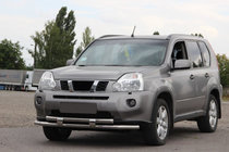 Nissan X-trail T31 2007–2014 Přední ochranný rám ST015/2 (nerez) fotografie 2