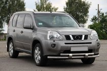Nissan X-trail T31 2007–2014 Přední ochranný rám ST015/2 (nerez) fotografie 1