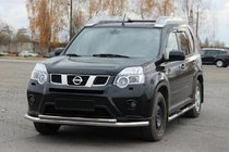 Nissan X-trail T31 2007–2014 Přední ochranný rám ST014 (nerez) fotografie 1
