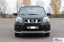 Nissan X-trail T31 2007–2014 Přední ochranný rám ST014 (nerez) fotografie 3