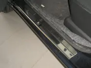 Nissan Note 2004–2012 Nerezové kryty prahů Nataniko (4 ks, nerez) fotografie 1