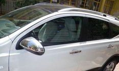 Nissan Qashqai 2007–2010 Chromové kryty zrcátek (Omsa, 2 ks, nerez) fotografie 1