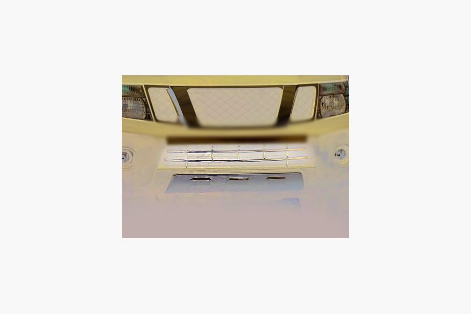 Nissan Navara 2006–2015 Nerezová mřížka do nárazníku Image