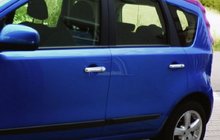Nissan Note 2004–2012 Chromové kryty klik dveří (4 ks, nerez) fotografie 1