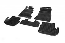 BMW řada 5 F10/F11 2010–2016 Gumové autokoberce do interiéru se zvýšeným okrajem 2013-2016 (Autogumm) fotografie 2