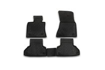 BMW X6 F16 2014–2019 Gumové autokoberce do interiéru (4 ks, Novline) fotografie 1